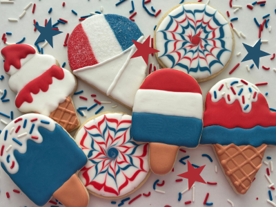 Red, White and Blue Celebration - Cookie Decorating Class