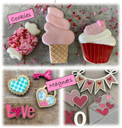 Kids' Valentine Cookie and Magnet Class